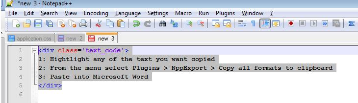 Highlight code Highlight code